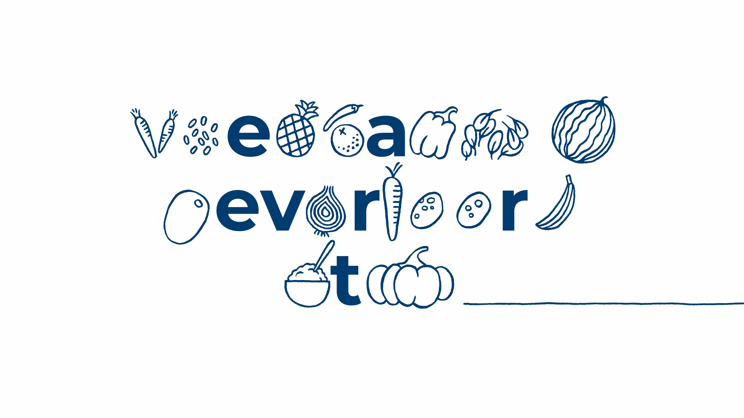 Voedzaam eten illustratie