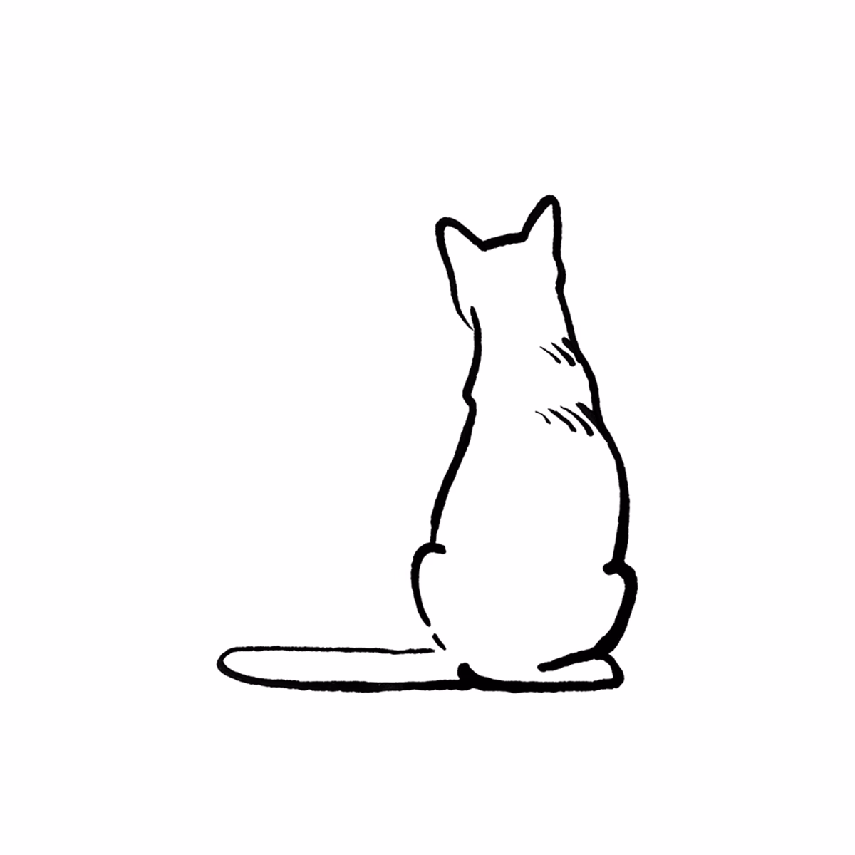 Illustratie kat